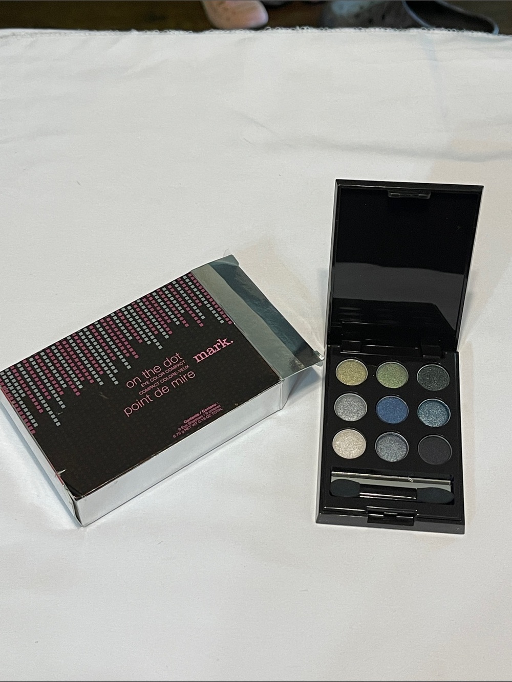 mark. On The Dot Eyeshadow Palette - Greens, Blues & Silver